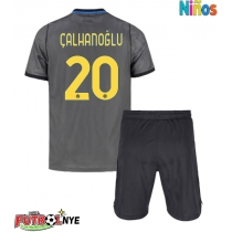 Camiseta Inter Milan Hakan Calhanoglu #20 Tercera Equipación para niños 2026-27 manga corta (+ pantalones cortos)